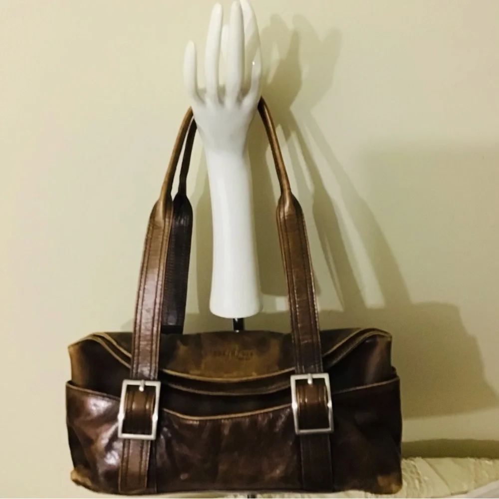 VINTAGE Kenneth Cole Baguette Satchel